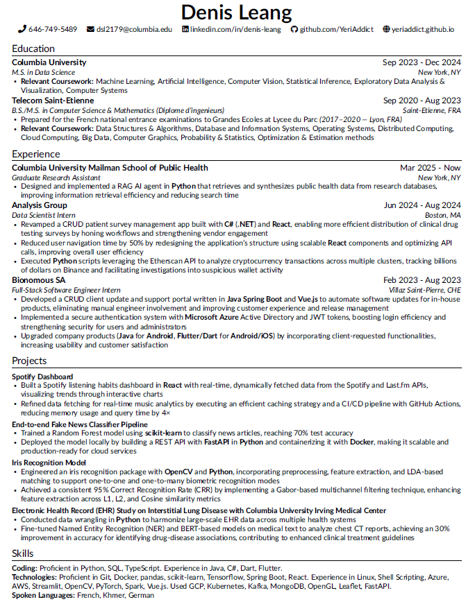 Resume